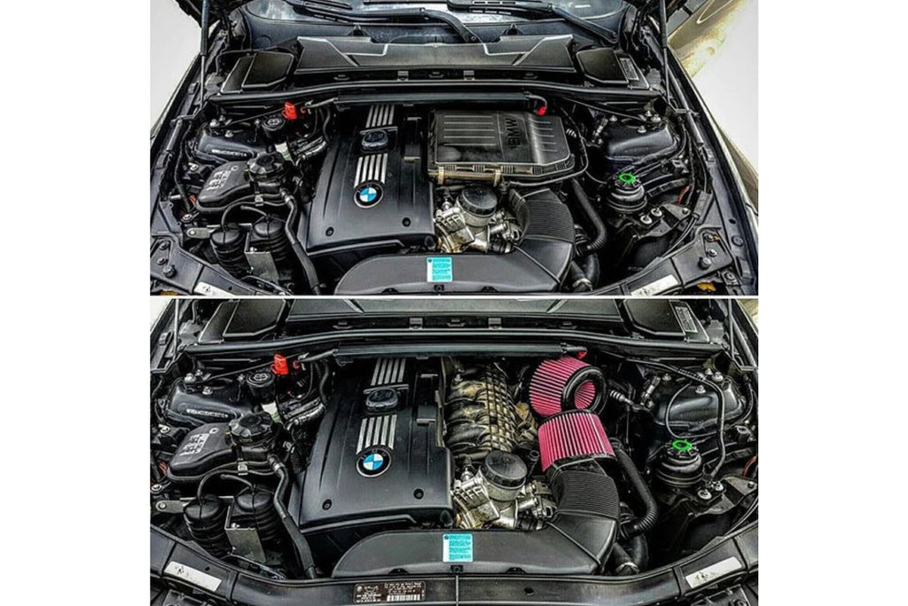Burger Motorsport Ansaugung offene Luftfilter BMW 3er e9X 92 335i 35i N54 Performance Intake DCI mit TÜV Teilegutachten