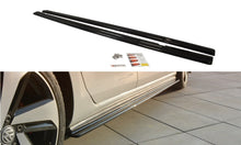 Laden Sie das Bild in den Galerie-Viewer, Maxton Design Seitenschweller Ansatz passend für VW GOLF 7 GTI PREFACE/FACELIFT (breit) schwarz Hochglanz