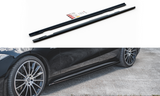 Maxton Design Seitenschweller Ansatz passend für Mercedes-Benz CLS AMG-Line C257 schwarz Hochglanz
