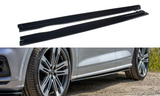 Maxton Design Seitenschweller Ansatz passend für Audi SQ5/Q5 S-line MkII schwarz Hochglanz