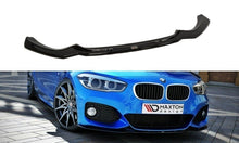 Laden Sie das Bild in den Galerie-Viewer, Maxton Design Front Ansatz passend für V.1 BMW 1er F20/F21 M-Power FACELIFT schwarz Hochglanz
