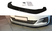 Laden Sie das Bild in den Galerie-Viewer, Maxton Design Front Ansatz passend für VW GOLF 7 GTI FACELIFT V.1 schwarz Hochglanz