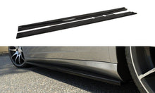 Laden Sie das Bild in den Galerie-Viewer, Maxton Design Seitenschweller Ansatz passend für MERCEDES CLS C219 schwarz Hochglanz