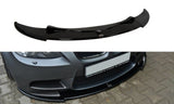 Maxton Design Front Ansatz passend für BMW M3 E92 / E93 vor Facelift schwarz Hochglanz