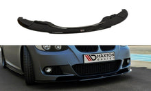 Laden Sie das Bild in den Galerie-Viewer, Maxton Design Front Ansatz passend für BMW 3er E92 M Paket schwarz Hochglanz