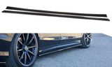 Maxton Design Seitenschweller Ansatz passend für Mercedes S-KLASSE AMG-LINE W222 schwarz Hochglanz