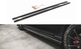 Maxton Design Seitenschweller Ansatz passend für VW Golf 7 GTI TCR  schwarz Hochglanz