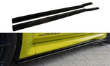 Maxton Design Seitenschweller passend für Diffuser Ford Focus RS Mk2 schwarz Hochglanz