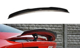 Maxton Design Spoiler CAP passend für AUDI A7 S-LINE (FACELIFT) schwarz Hochglanz