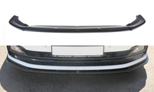 Laden Sie das Bild in den Galerie-Viewer, Maxton Design Front Ansatz passend für V.1 VW POLO MK6 GTI schwarz Hochglanz