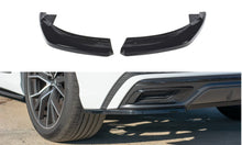 Laden Sie das Bild in den Galerie-Viewer, Maxton Design Heck Ansatz Flaps Diffusor passend für Audi Q8 S-line schwarz Hochglanz