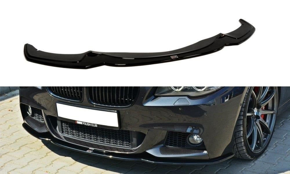 Maxton Design Front Ansatz passend für V.2 BMW 5er F10/F11 M Paket schwarz Hochglanz