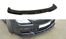 Laden Sie das Bild in den Galerie-Viewer, Maxton Design Front Ansatz passend für BMW 6er Gran Coupe M Paket schwarz Hochglanz