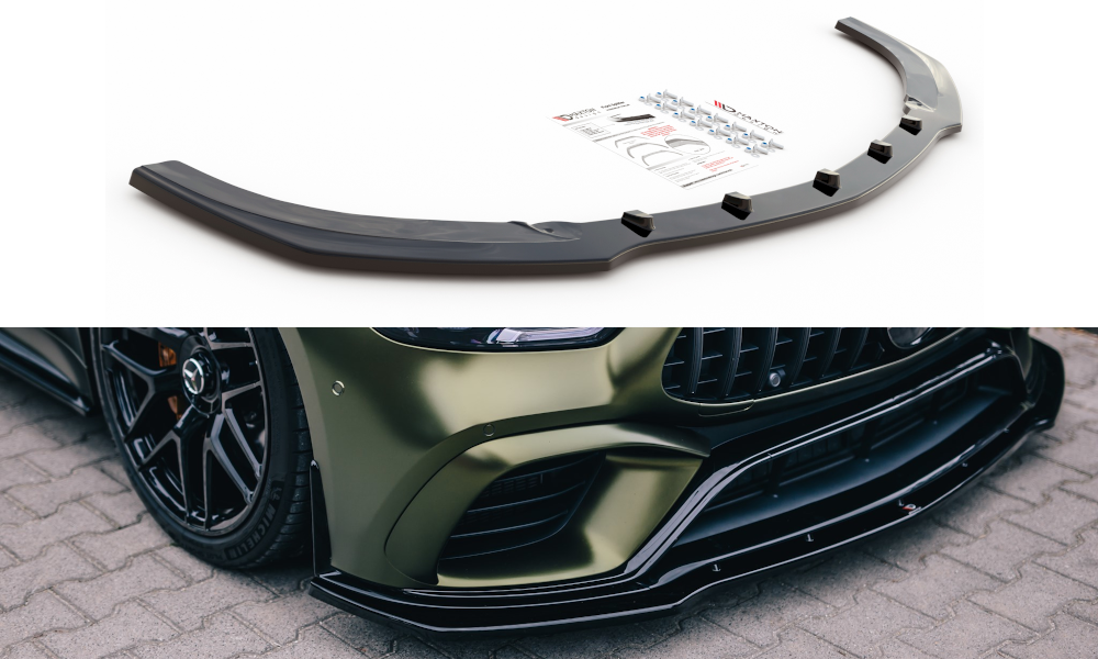 Maxton Design Front Ansatz passend für V.2 Mercedes-AMG GT 63S 4 Türer Coupe schwarz Hochglanz