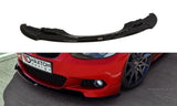 Maxton Design Front Ansatz passend für BMW 3er E92 M Paket vor Facelift schwarz Hochglanz