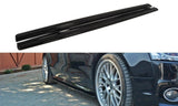 Maxton Design Seitenschweller Ansatz passend für Audi S5 / A5 / A5 S-Line 8T / 8T FL schwarz Hochglanz