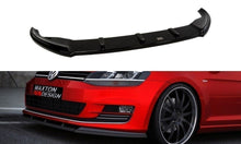 Laden Sie das Bild in den Galerie-Viewer, Maxton Design Front Ansatz passend für VW GOLF 7 schwarz Hochglanz