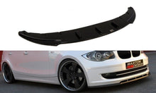 Laden Sie das Bild in den Galerie-Viewer, Maxton Design Front Ansatz passend für BMW 1er E81 / E87 Facelift schwarz Hochglanz