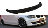 Maxton Design Front Ansatz passend für BMW 1er E81 / E87 Facelift schwarz Hochglanz