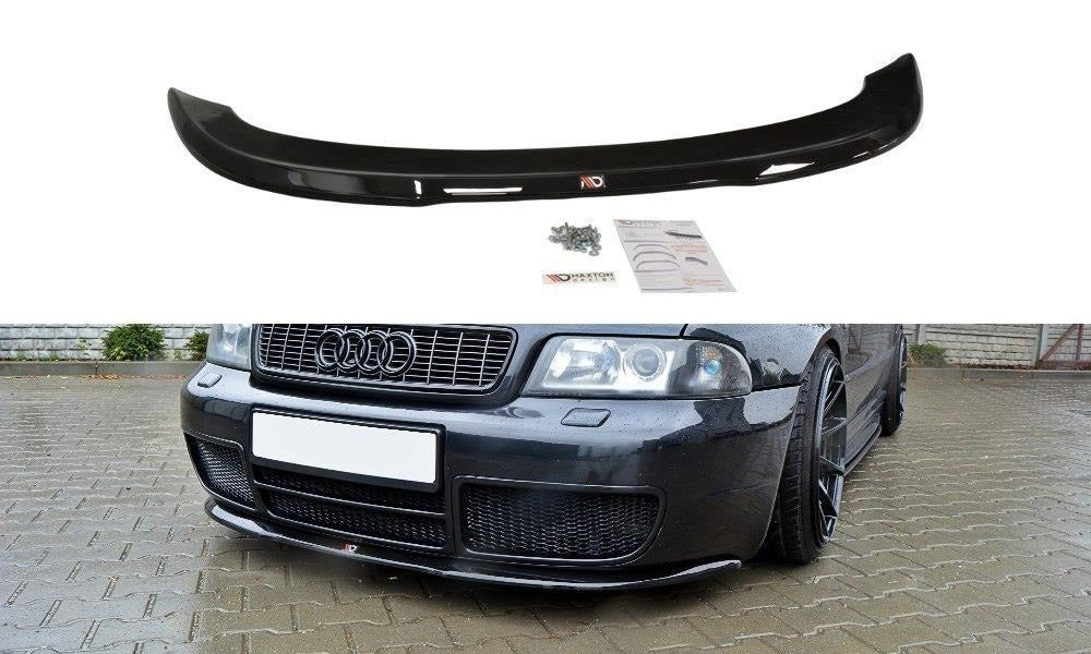 Maxton Design Front Ansatz passend für AUDI S4 B5 schwarz Hochglanz