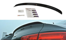 Laden Sie das Bild in den Galerie-Viewer, Maxton Design Spoiler CAP passend für Audi A4 S-Line B9 Limousine schwarz Hochglanz