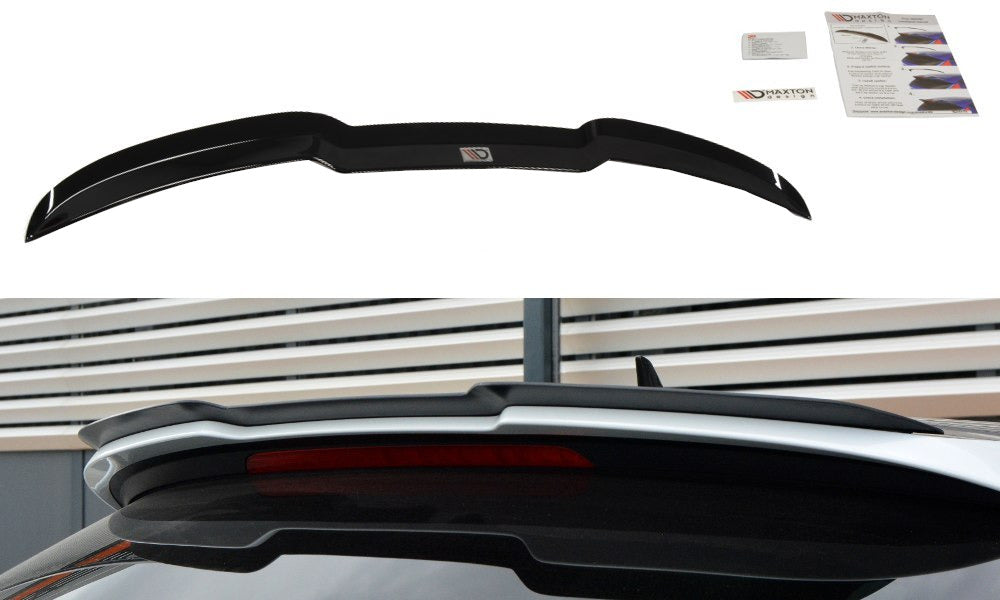 Maxton Design Spoiler CAP passend für Audi A6 C7 S-Line/ S6 C7 Avant Preface and Facelift schwarz Hochglanz