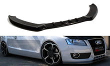 Laden Sie das Bild in den Galerie-Viewer, Maxton Design Front Ansatz passend für Audi A5 8T schwarz Hochglanz