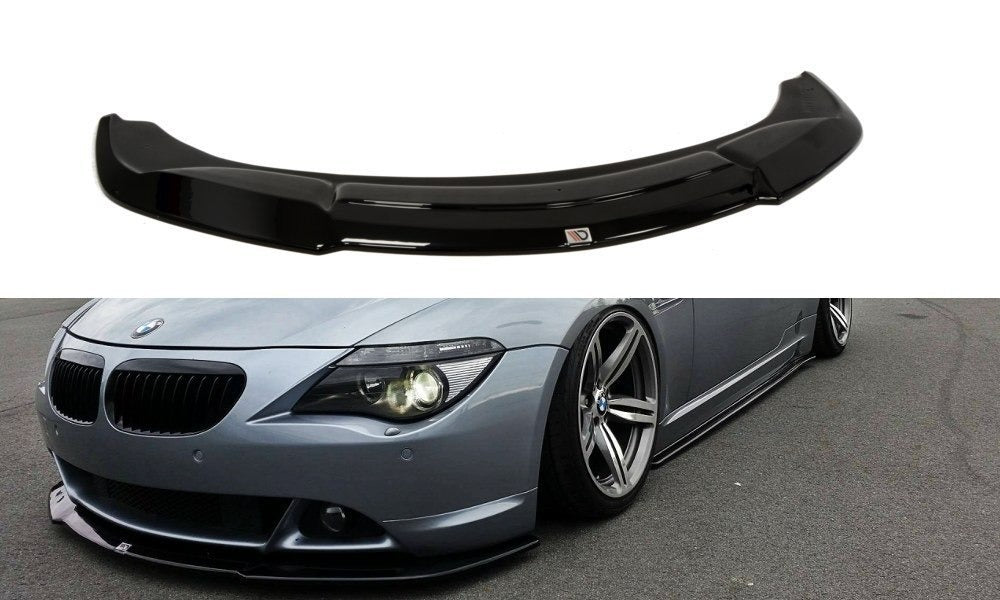 Maxton Design Front Ansatz passend für BMW 6er E63 / E64 (vor Facelift) V.2 schwarz Hochglanz