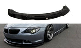 Maxton Design Front Ansatz passend für BMW 6er E63 / E64 (vor Facelift) V.2 schwarz Hochglanz