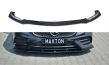Maxton Design Front Ansatz passend für V.1 Mercedes-Benz E-Klasse W213 Coupe (C238) AMG-Line schwarz Hochglanz