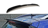 Maxton Design Spoiler CAP passend für VW GOLF 7 R VARIANT schwarz Hochglanz