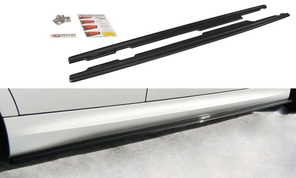 Maxton Design Seitenschweller Ansatz passend für BMW 3er E90/91 M Paket schwarz Hochglanz