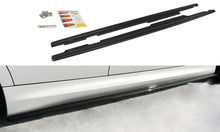 Laden Sie das Bild in den Galerie-Viewer, Maxton Design Seitenschweller Ansatz passend für BMW 3er E90/91 M Paket schwarz Hochglanz