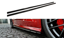 Laden Sie das Bild in den Galerie-Viewer, Maxton Design Seitenschweller Ansatz passend für Audi S3 / A3 S-Line 8V / 8V FL Sportback schwarz Hochglanz