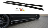 Maxton Design Seitenschweller Ansatz passend für Mercedes E63 AMG W212  schwarz Hochglanz