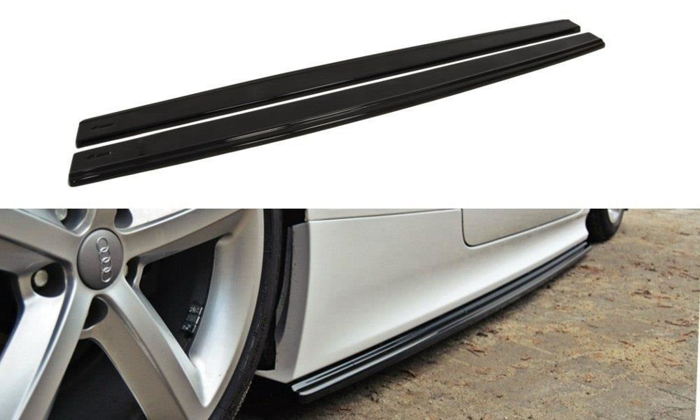 Maxton Design Seitenschweller Ansatz passend für Audi TT RS 8J schwarz Hochglanz
