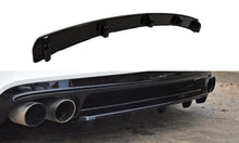 Laden Sie das Bild in den Galerie-Viewer, Maxton Design Mittlerer Diffusor Heck Ansatz passend für Audi TT S 8J DTM LOOK schwarz Hochglanz