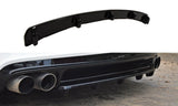 Maxton Design Mittlerer Diffusor Heck Ansatz passend für Audi TT S 8J DTM LOOK schwarz Hochglanz