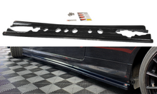 Laden Sie das Bild in den Galerie-Viewer, Maxton Design Seitenschweller Ansatz passend für Mercedes-Benz E-Klasse W207 Coupe AMG-Line schwarz Hochglanz