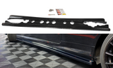 Maxton Design Seitenschweller Ansatz passend für Mercedes-Benz E-Klasse W207 Coupe AMG-Line schwarz Hochglanz