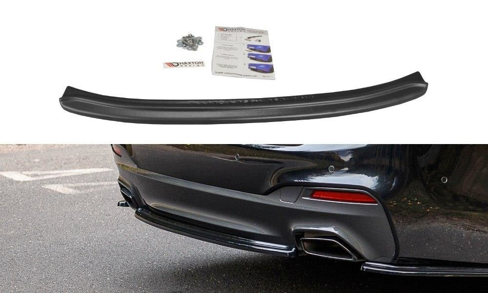 Maxton Design Mittlerer Diffusor Heck Ansatz passend für BMW 5er G30/ G31 M-Paket schwarz Hochglanz