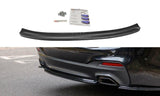 Maxton Design Mittlerer Diffusor Heck Ansatz passend für BMW 5er G30/ G31 M-Paket schwarz Hochglanz