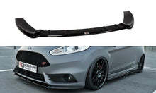 Laden Sie das Bild in den Galerie-Viewer, Maxton Design Front Ansatz passend für (Cupra) Ford Fiesta ST Mk7 FL schwarz Hochglanz