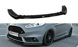 Maxton Design Front Ansatz passend für (Cupra) Ford Fiesta ST Mk7 FL schwarz Hochglanz