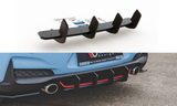 Maxton Design Robuste Racing Heckschürze passend für V.2 Hyundai I30 N Mk3 Hatchback
