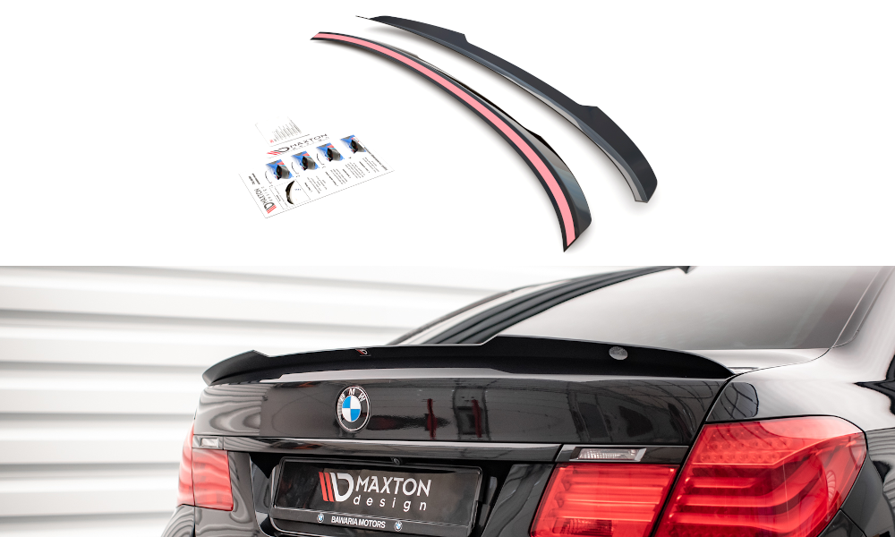 Maxton Design Spoiler CAP für BMW 7 M-Paket F01 schwarz Hochglanz