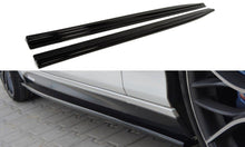 Laden Sie das Bild in den Galerie-Viewer, Maxton Design Seitenschweller Ansatz passend für BMW 1er F20/F21 M-Power  schwarz Hochglanz