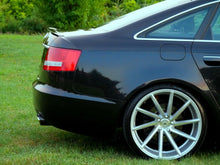 Laden Sie das Bild in den Galerie-Viewer, Maxton Design Spoiler CAP passend für Audi A6 S-line C6 Limousine schwarz Hochglanz