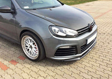 Laden Sie das Bild in den Galerie-Viewer, Maxton Design Front Ansatz passend für VW GOLF 6 schwarz Hochglanz