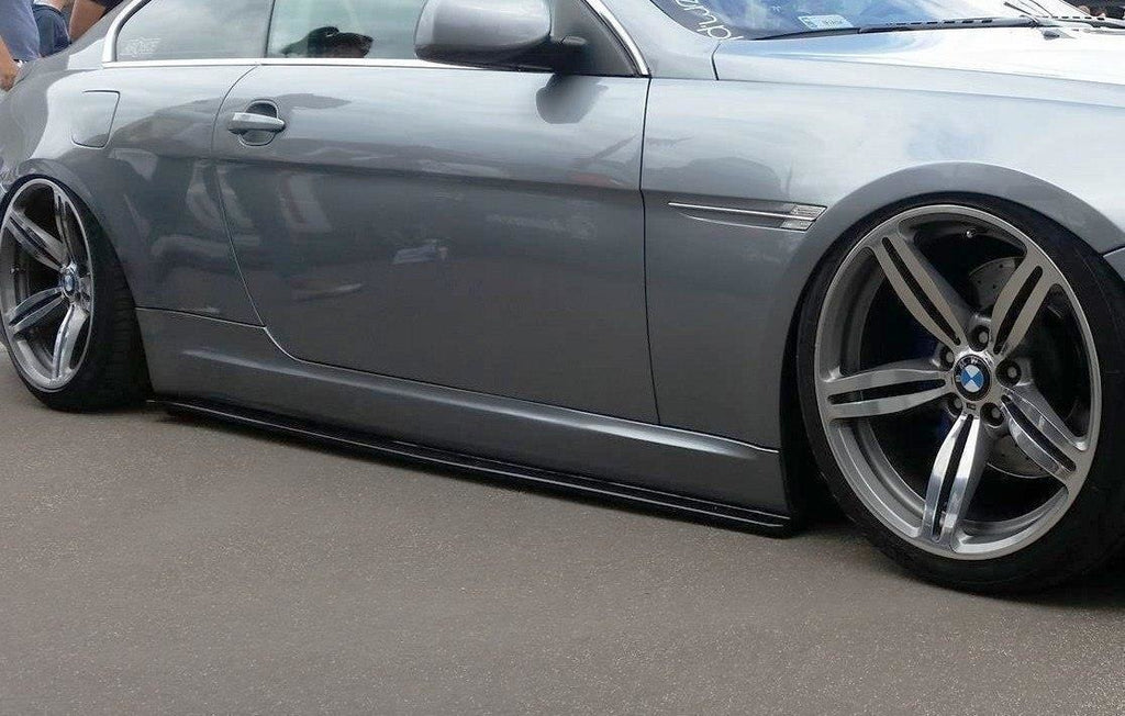 Maxton Design Seitenschweller Ansatz passend für BMW 6er E63 / E64 (vor Facelift) schwarz Hochglanz
